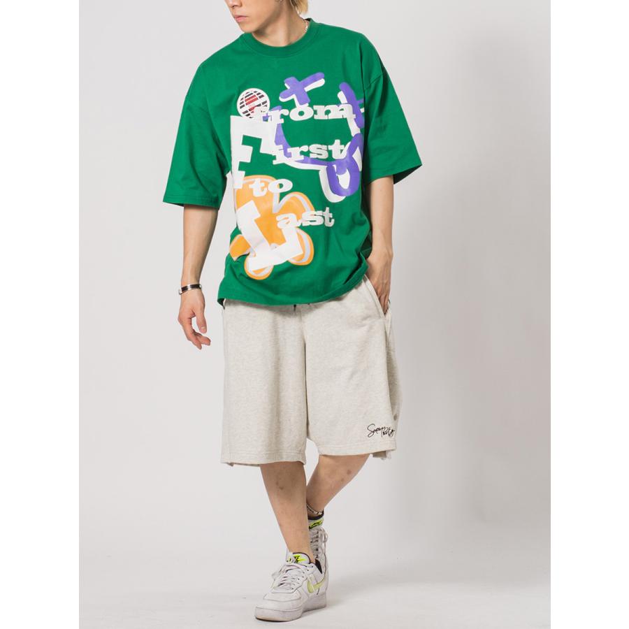 裏毛サイドスナップジムショーツ メンズ ショートパンツ ワイドパンツ ビッグシルエット ストリート系 韓国ファッション 韓国系 RE730 セブンサーティー | RE730 | 09