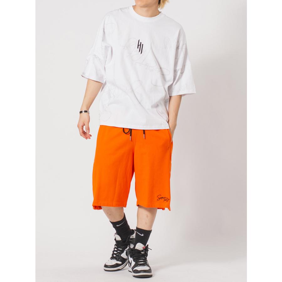 裏毛サイドスナップジムショーツ メンズ ショートパンツ ワイドパンツ ビッグシルエット ストリート系 韓国ファッション 韓国系 RE730 セブンサーティー | RE730 | 12