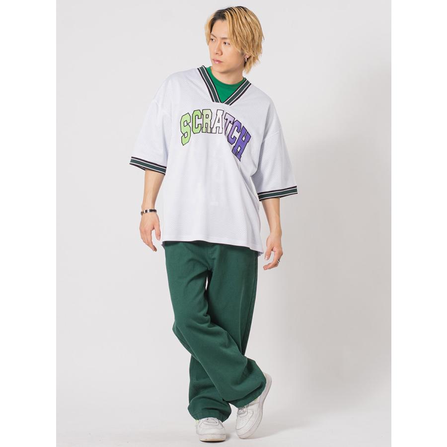 ワイドストレートカラーパンツ メンズ ワイドパンツ ビッグシルエット オーバーサイズ ストリート系 韓国ファッション 韓国系 RE730 セブンサーティー | RE730 | 25