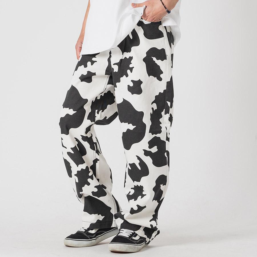 ワイドストレートカラーパンツ メンズ ワイドパンツ ビッグシルエット オーバーサイズ ストリート系 韓国ファッション 韓国系 RE730 セブンサーティー | RE730 | 17