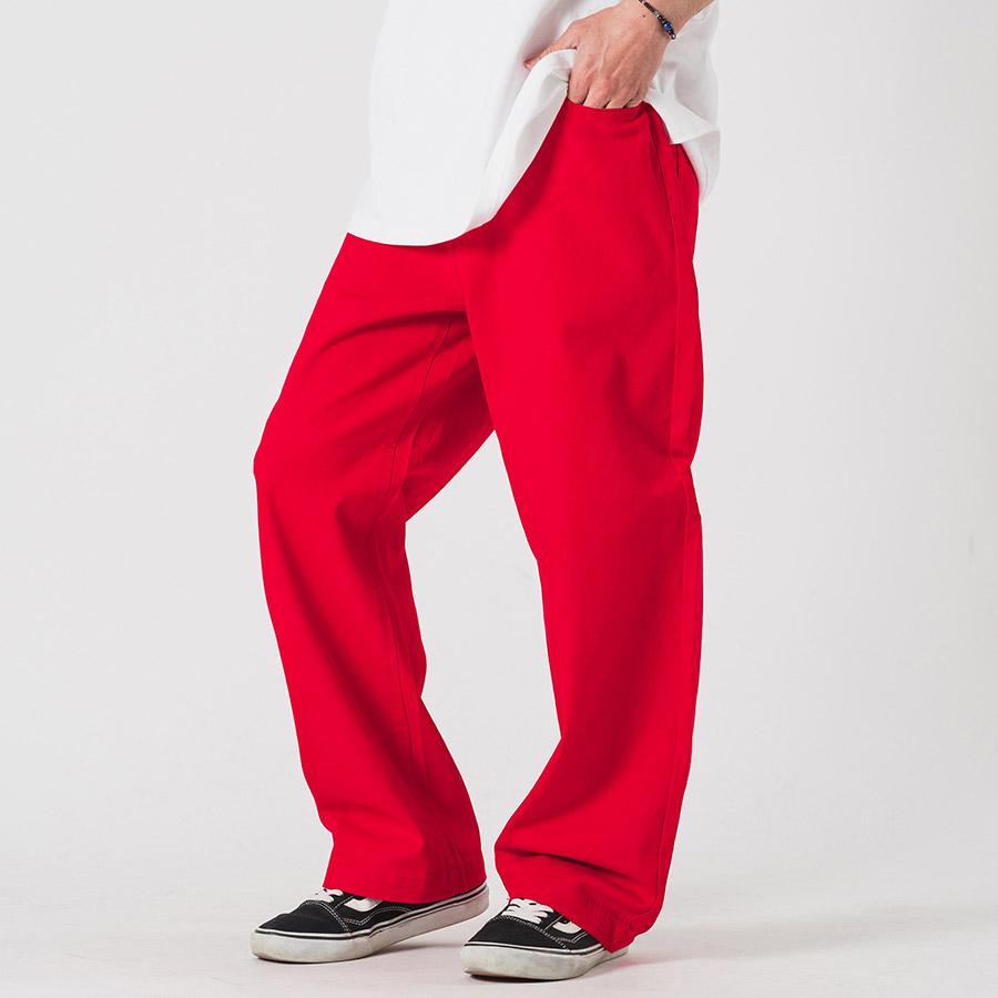 ワイドストレートカラーパンツ メンズ ワイドパンツ ビッグシルエット オーバーサイズ ストリート系 韓国ファッション 韓国系 RE730 セブンサーティー | RE730 | 19