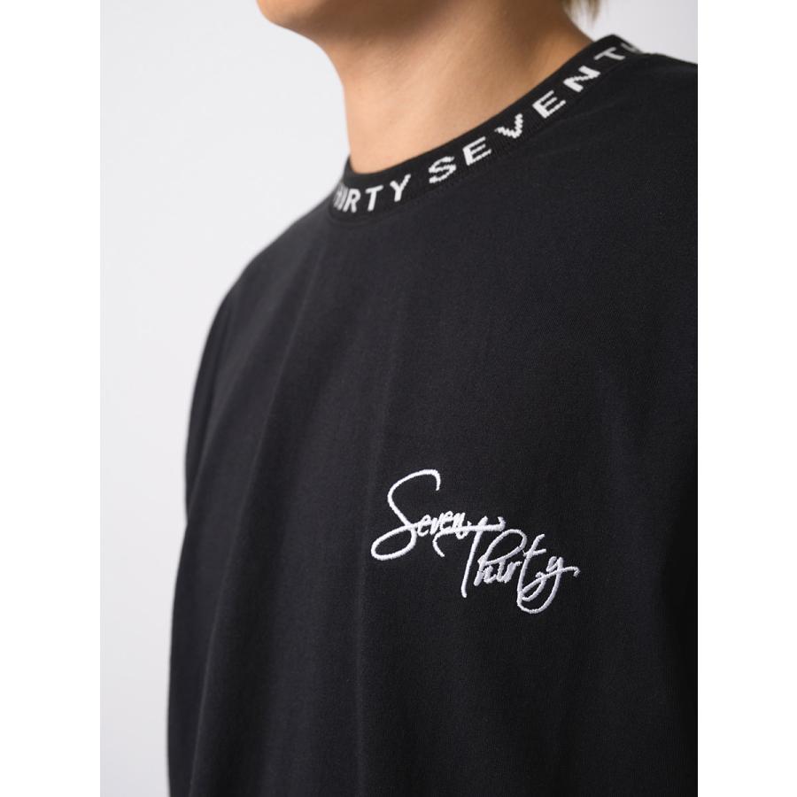 ロゴリブロングスリーブTシャツ メンズ ビッグシルエット オーバーサイズ ストリート系 韓国ファッション 韓国系 RE730 セブンサーティー | RE730 | 20
