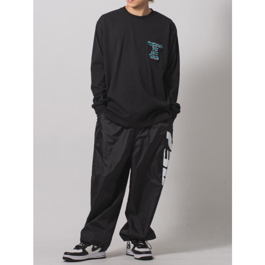 グラフィティロゴロングスリーブTシャツ メンズ ビッグシルエット オーバーサイズ ストリート系 韓国ファッション 韓国系 RE730 セブンサーティー | RE730 | 14