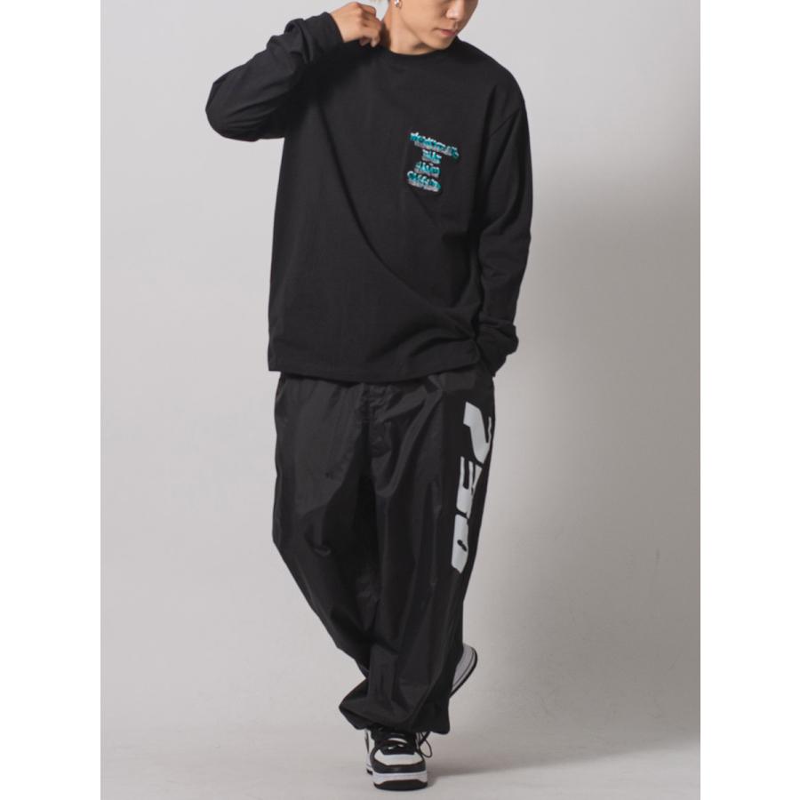 グラフィティロゴロングスリーブTシャツ メンズ ビッグシルエット オーバーサイズ ストリート系 韓国ファッション 韓国系 RE730 セブンサーティー | RE730 | 15