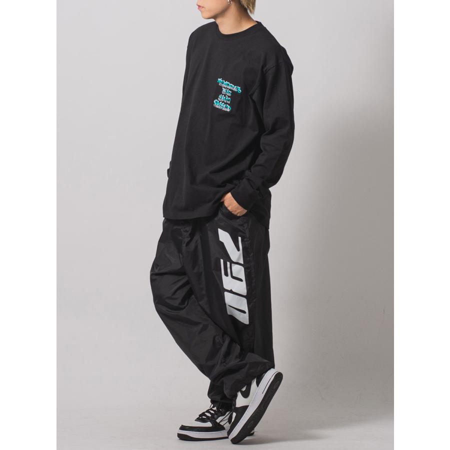 グラフィティロゴロングスリーブTシャツ メンズ ビッグシルエット オーバーサイズ ストリート系 韓国ファッション 韓国系 RE730 セブンサーティー | RE730 | 16