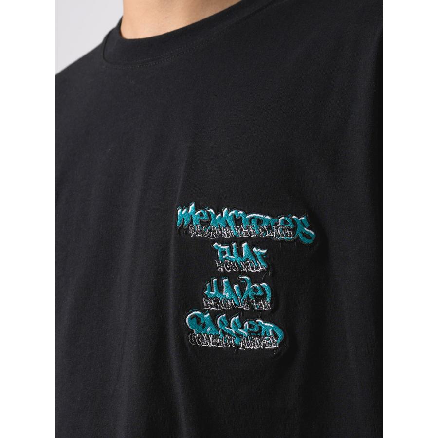 グラフィティロゴロングスリーブTシャツ メンズ ビッグシルエット オーバーサイズ ストリート系 韓国ファッション 韓国系 RE730 セブンサーティー | RE730 | 19