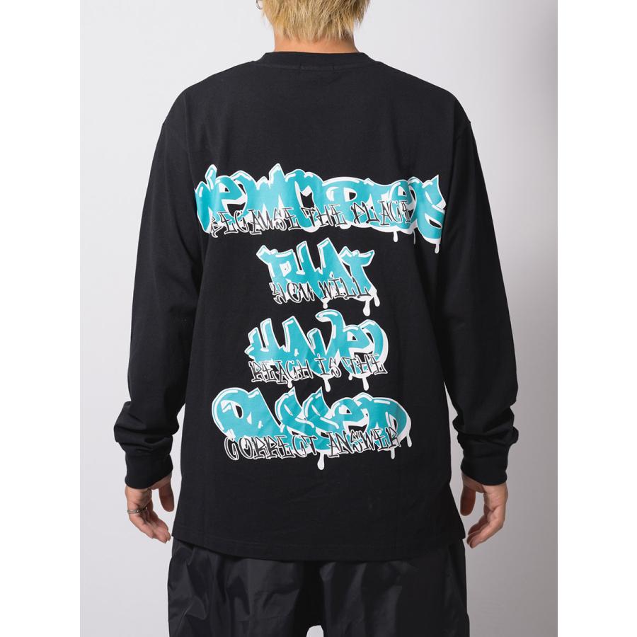 RE730 グラフィティロゴロングスリーブTシャツ メンズ ビッグ
