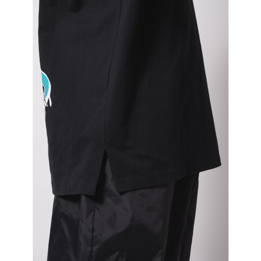 グラフィティロゴロングスリーブTシャツ メンズ ビッグシルエット オーバーサイズ ストリート系 韓国ファッション 韓国系 RE730 セブンサーティー | RE730 | 22