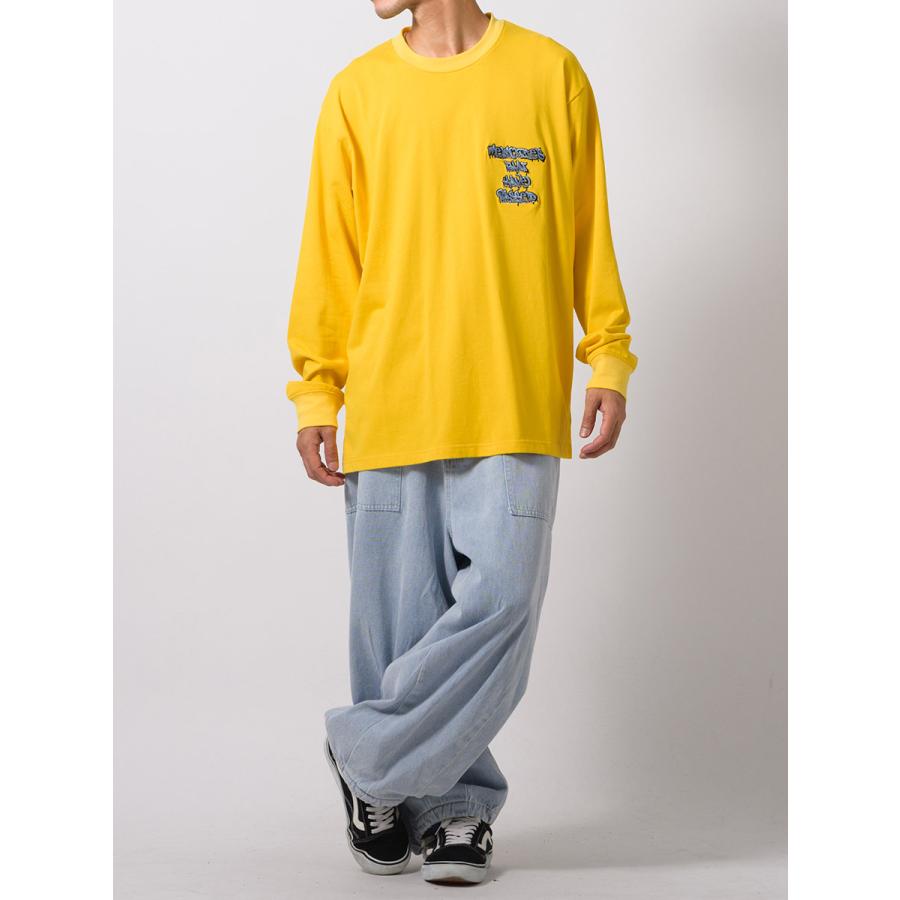 グラフィティロゴロングスリーブTシャツ メンズ ビッグシルエット オーバーサイズ ストリート系 韓国ファッション 韓国系 RE730 セブンサーティー | RE730 | 10
