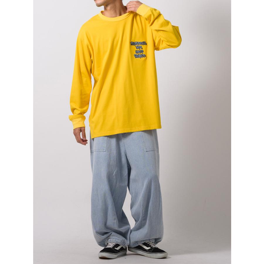 グラフィティロゴロングスリーブTシャツ メンズ ビッグシルエット オーバーサイズ ストリート系 韓国ファッション 韓国系 RE730 セブンサーティー | RE730 | 11