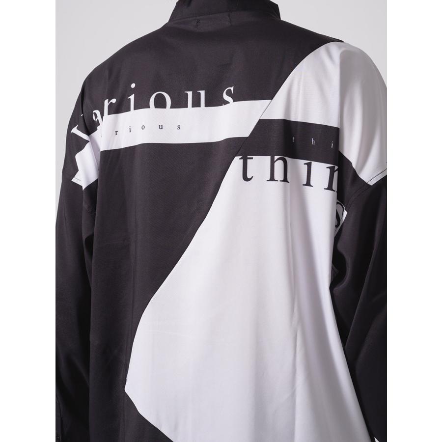 テープデザインドルマンシャツ メンズ ビッグシルエット オーバーサイズ ストリート系 韓国ファッション 韓国系 RE730 セブンサーティー | RE730 | 22