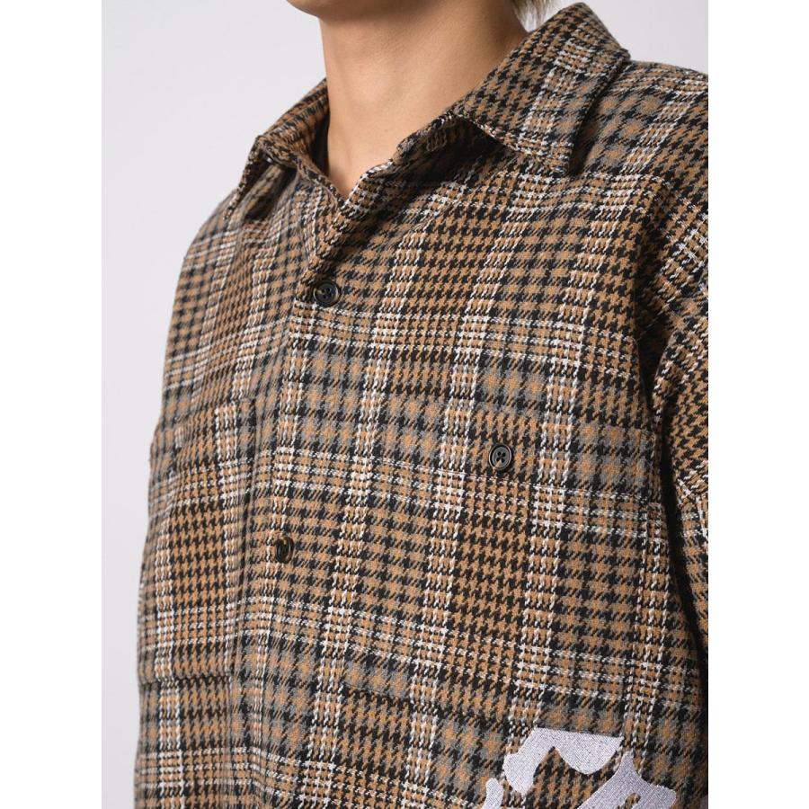 チェックCPOジャケット メンズ ビッグシルエット オーバーサイズ ストリート系 韓国ファッション 韓国系 RE730 セブンサーティー | RE730 | 19