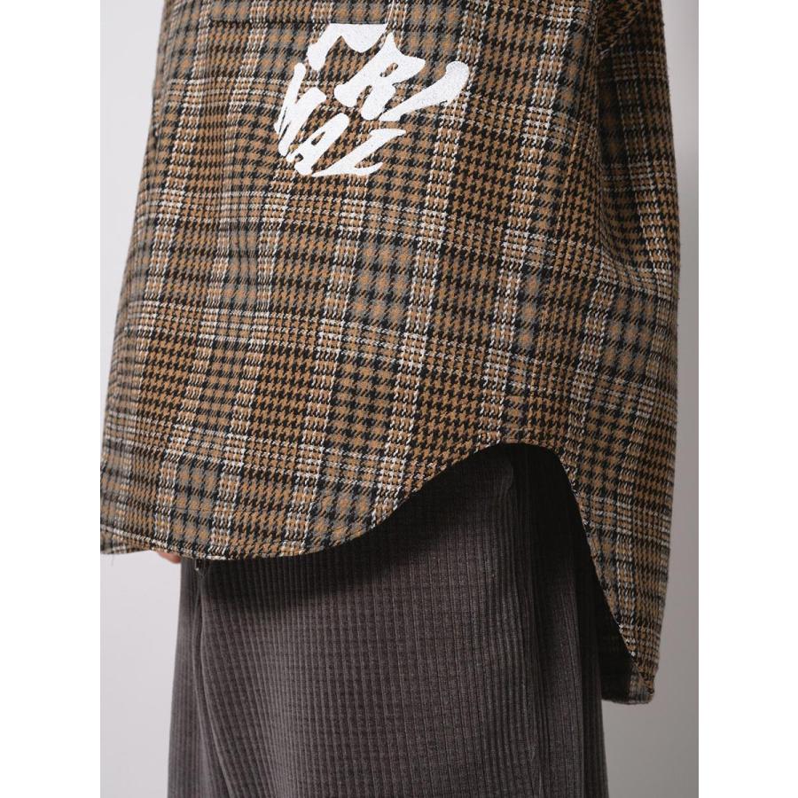 チェックCPOジャケット メンズ ビッグシルエット オーバーサイズ ストリート系 韓国ファッション 韓国系 RE730 セブンサーティー | RE730 | 20