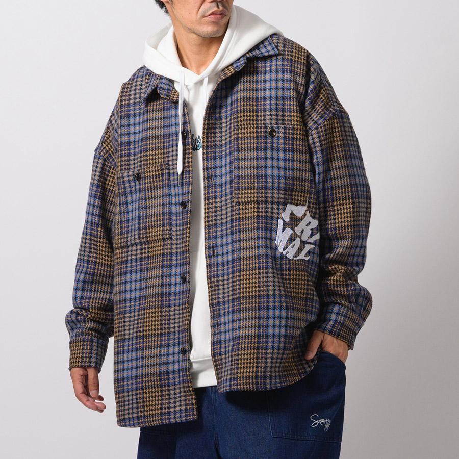 チェックCPOジャケット メンズ ビッグシルエット オーバーサイズ ストリート系 韓国ファッション 韓国系 RE730 セブンサーティー | RE730 | 06