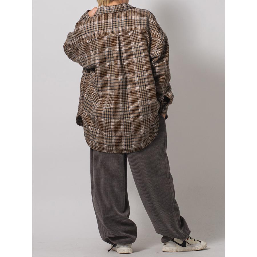 チェックCPOジャケット メンズ ビッグシルエット オーバーサイズ ストリート系 韓国ファッション 韓国系 RE730 セブンサーティー | RE730 | 10