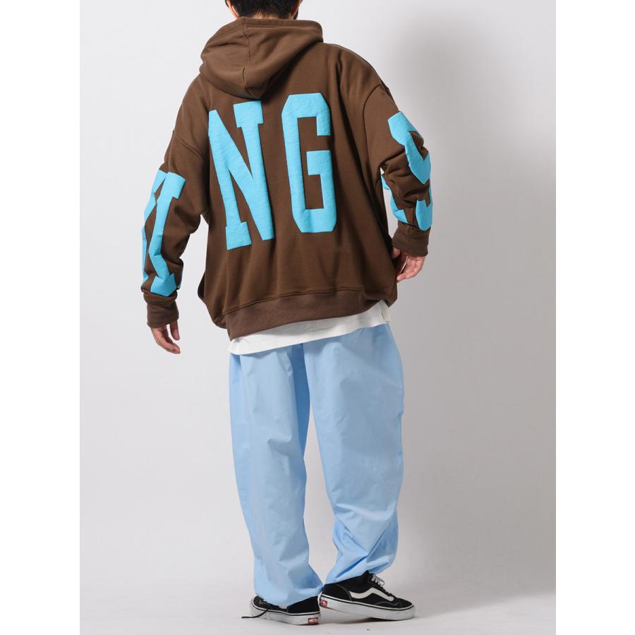 ビッグロゴプルパーカー メンズ ビッグシルエット オーバーサイズ ストリート系 韓国ファッション 韓国系 RE730 セブンサーティー | RE730 | 16