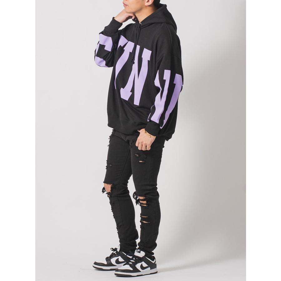 ビッグロゴプルパーカー メンズ ビッグシルエット オーバーサイズ ストリート系 韓国ファッション 韓国系 RE730 セブンサーティー | RE730 | 18