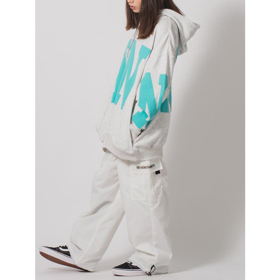 ビッグロゴプルパーカー メンズ ビッグシルエット オーバーサイズ ストリート系 韓国ファッション 韓国系 RE730 セブンサーティー | RE730 | 10