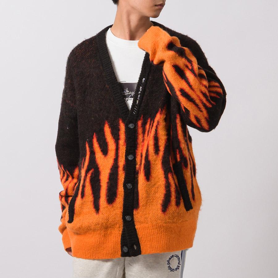 美品 RYO TAKASHIMA カーディガン ニット モヘア ビックシルエット JUNRED(ジュンレッド) / モヘアライクビッグカーディガン