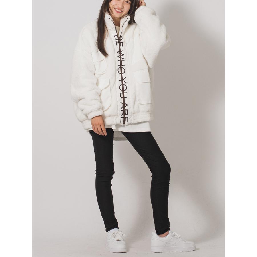 両面ボアトラックジャケット メンズ ビッグシルエット オーバーサイズ ストリート系 韓国ファッション 韓国系 RE730 セブンサーティー | RE730 | 07