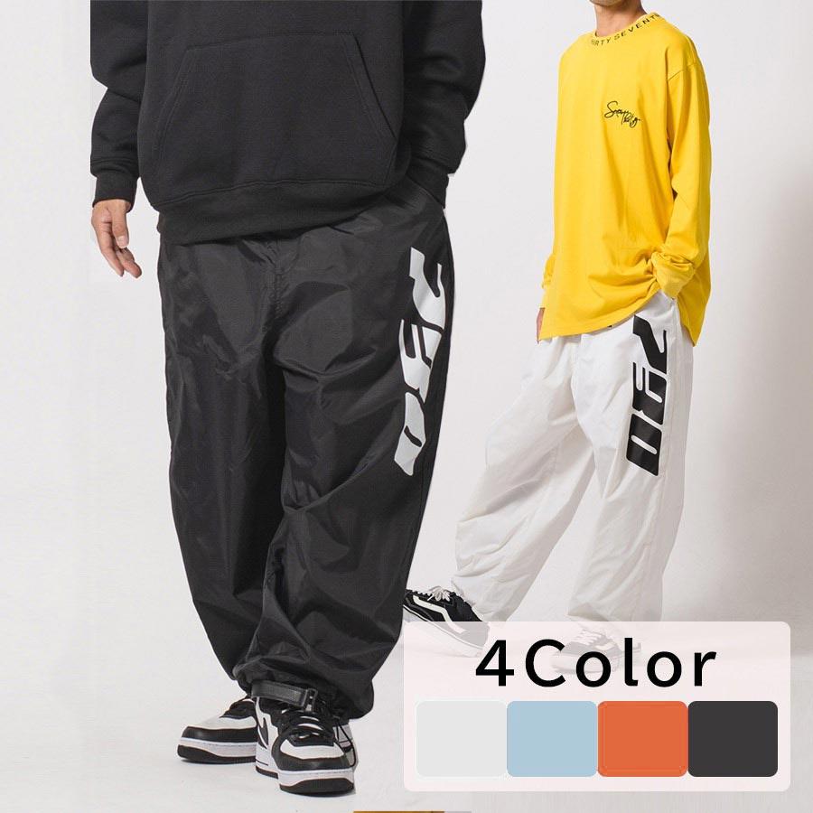 ナイロン２WAYバルーンパンツ ワイドパンツ メンズ ストリート系 韓国ファッション 韓国系 RE730 セブンサーティー | RE730