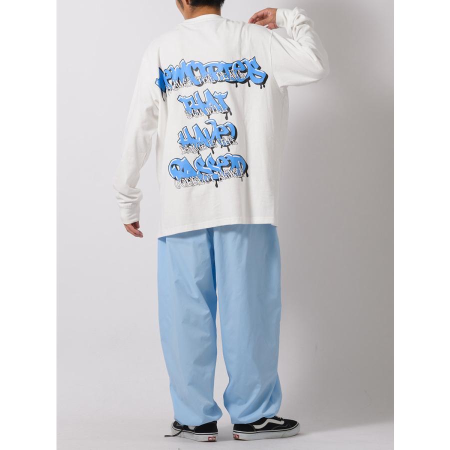 ナイロン２WAYバルーンパンツ ワイドパンツ メンズ ストリート系 韓国ファッション 韓国系 RE730 セブンサーティー | RE730 | 12