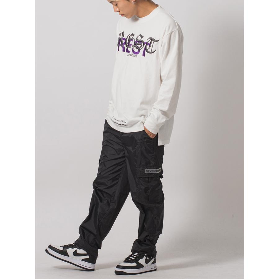 ナイロン２WAYカーゴパンツ ワイドパンツ メンズ ストリート系 韓国ファッション 韓国系 RE730 セブンサーティー | RE730 | 16