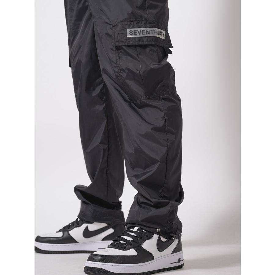 ナイロン２WAYカーゴパンツ ワイドパンツ メンズ ストリート系 韓国ファッション 韓国系 RE730 セブンサーティー | RE730 | 22