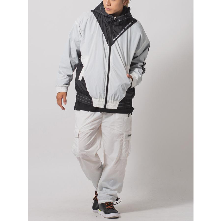 ナイロン２WAYカーゴパンツ ワイドパンツ メンズ ストリート系 韓国ファッション 韓国系 RE730 セブンサーティー | RE730 | 08