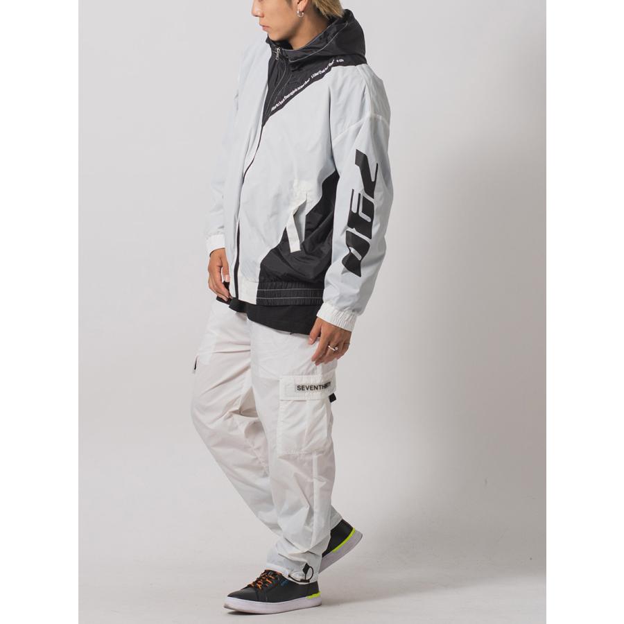 ナイロン２WAYカーゴパンツ ワイドパンツ メンズ ストリート系 韓国ファッション 韓国系 RE730 セブンサーティー | RE730 | 09