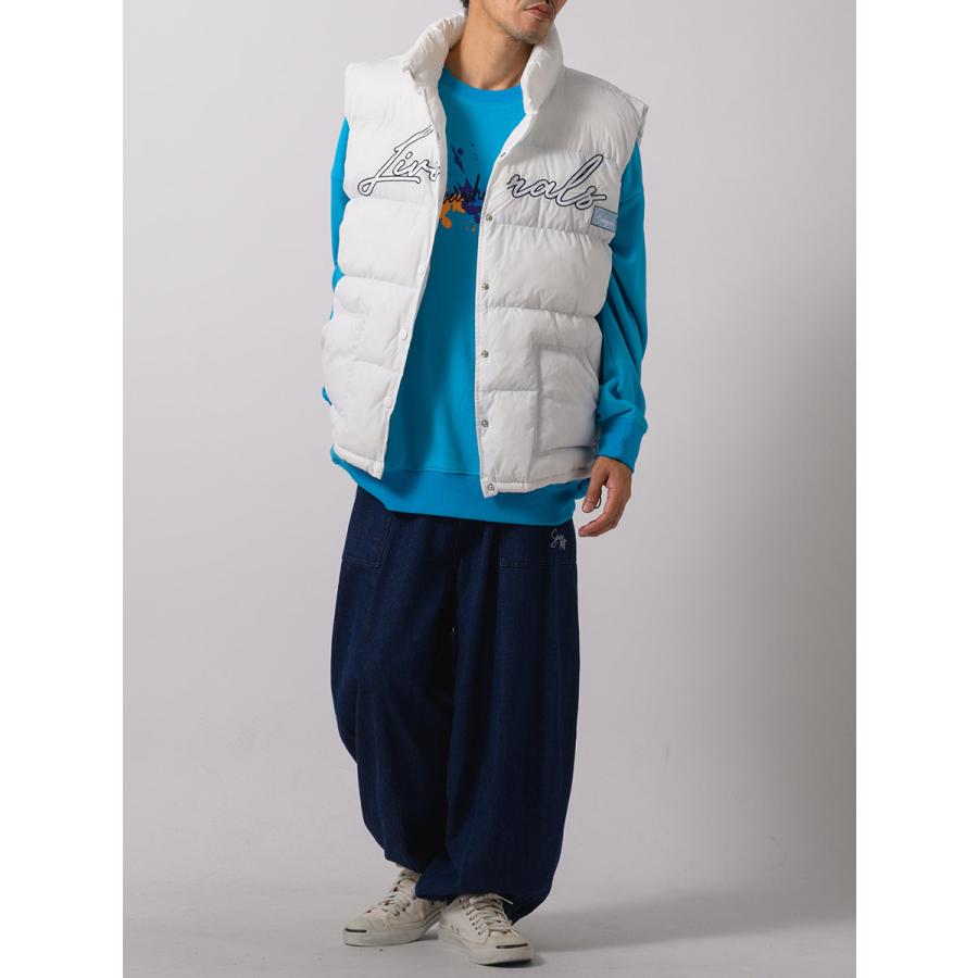 ナイロン中綿ベスト メンズ ビッグシルエット オーバーサイズ ストリート系 韓国ファッション 韓国系 RE730 セブンサーティー | RE730 | 09