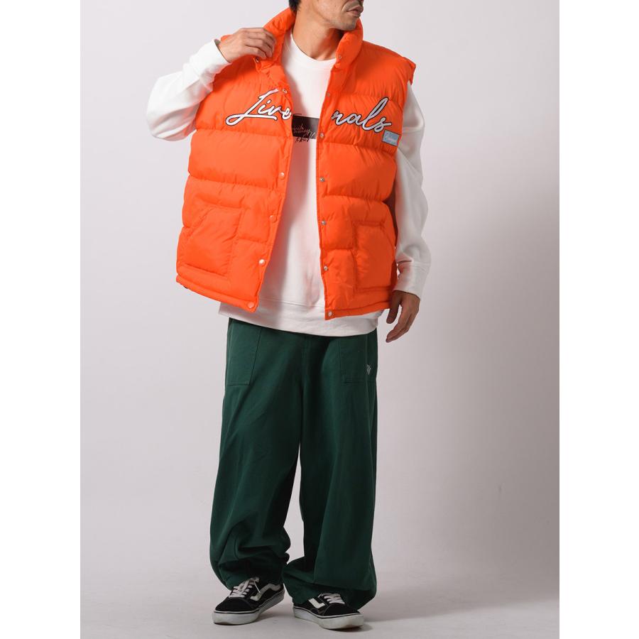 ナイロン中綿ベスト メンズ ビッグシルエット オーバーサイズ ストリート系 韓国ファッション 韓国系 RE730 セブンサーティー | RE730 | 13