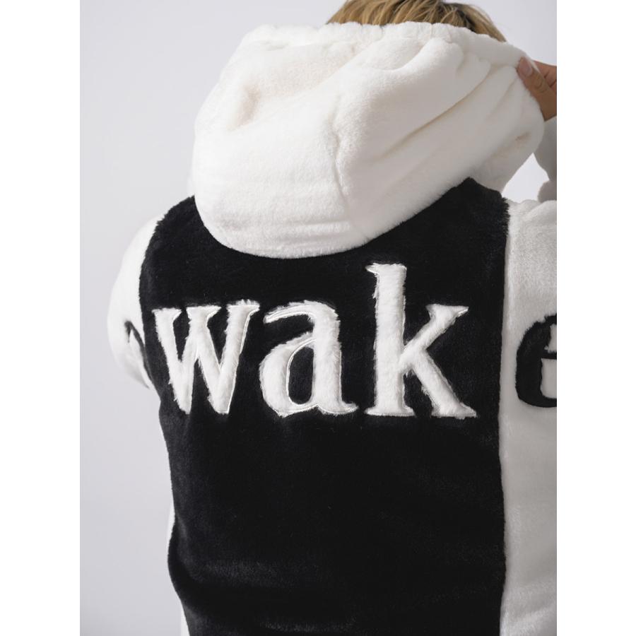 エコファー配色フードブルゾン メンズ ビッグシルエット オーバーサイズ ストリート系 韓国ファッション 韓国系 RE730 セブンサーティー | RE730 | 22