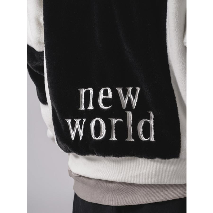 エコファー配色フードブルゾン メンズ ビッグシルエット オーバーサイズ ストリート系 韓国ファッション 韓国系 RE730 セブンサーティー | RE730 | 23