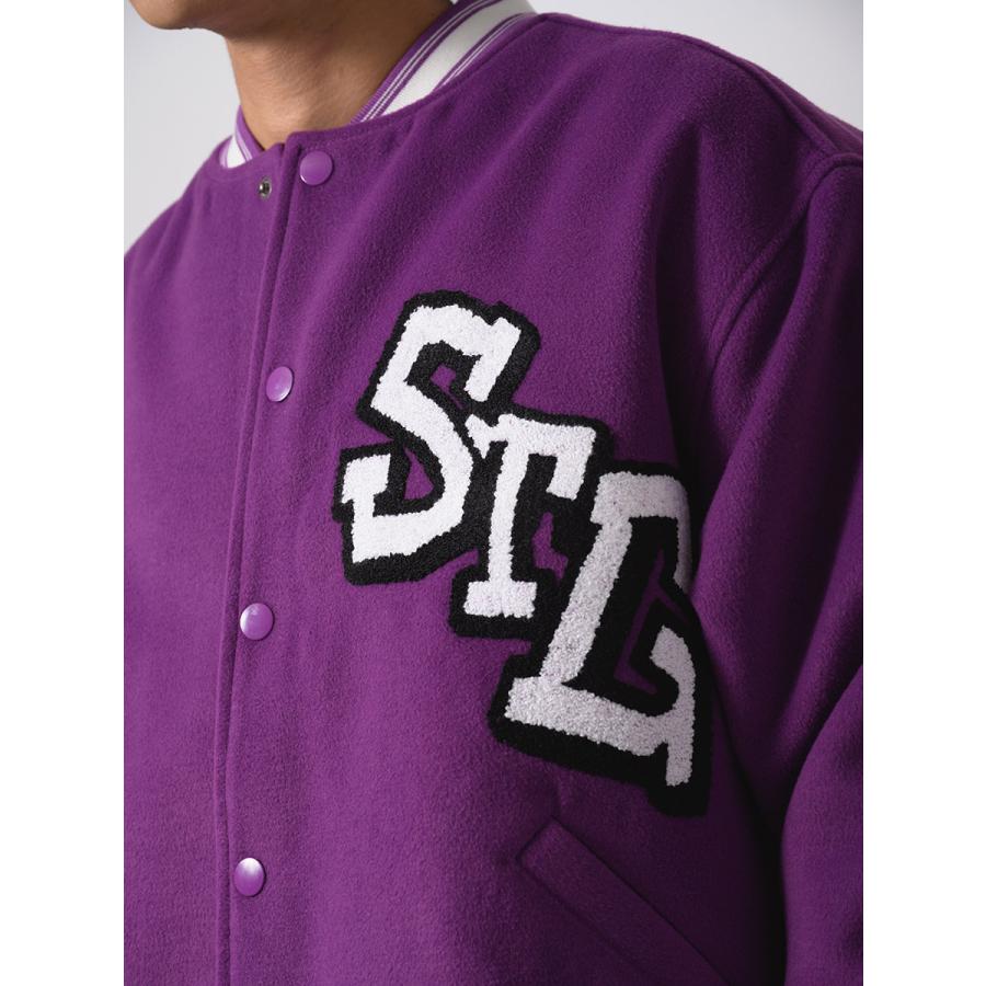 ボーンロゴバーシティジャケット メンズ ビッグシルエット オーバーサイズ ストリート系 韓国ファッション 韓国系 RE730 セブンサーティー | RE730 | 19