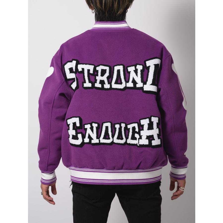 ボーンロゴバーシティジャケット メンズ ビッグシルエット オーバーサイズ ストリート系 韓国ファッション 韓国系 RE730 セブンサーティー | RE730 | 22