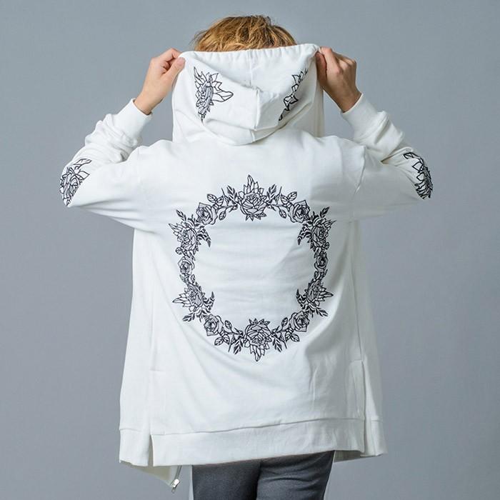 パーカー ビッグパーカー メンズ 白 黒 ホワイト ブラック M L Xl 2l ビッグシルエット オーバーサイズ ジップアップ 刺繍 春 秋 Re730 セブンサーティー 108 Be108 メンズジャケット バッグ 鞄 のhk 通販 Yahoo ショッピング