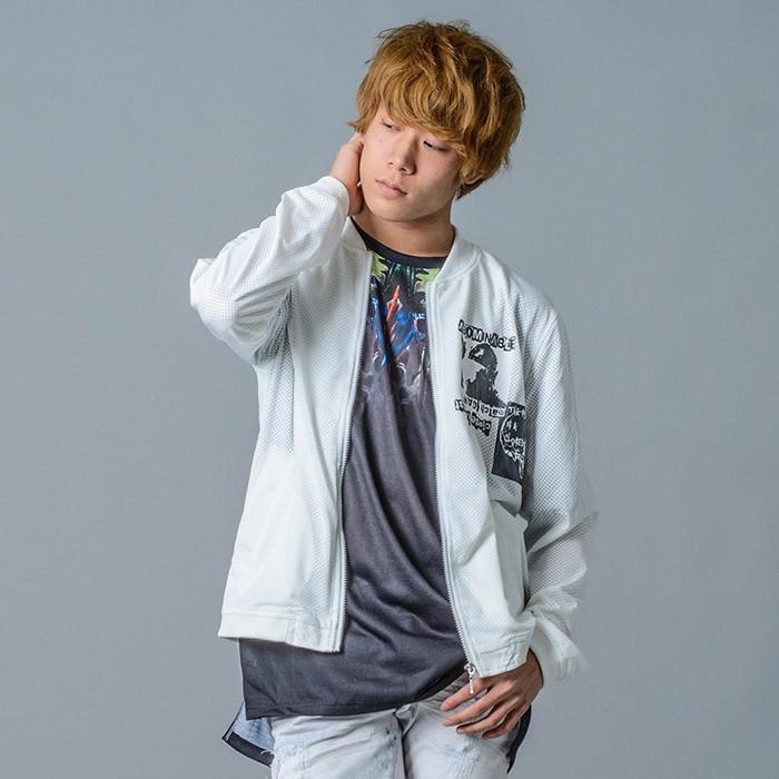 Ma 1 メンズ 春 夏 秋 ホワイト 白 ブラック 黒 M L Xl 2l Ll プリント メッシュ フライトジャケット ストリート ヒップホップ Re730 セブンサーティー Hk 112 Be112 メンズジャケット バッグ 鞄 のhk 通販 Yahoo ショッピング