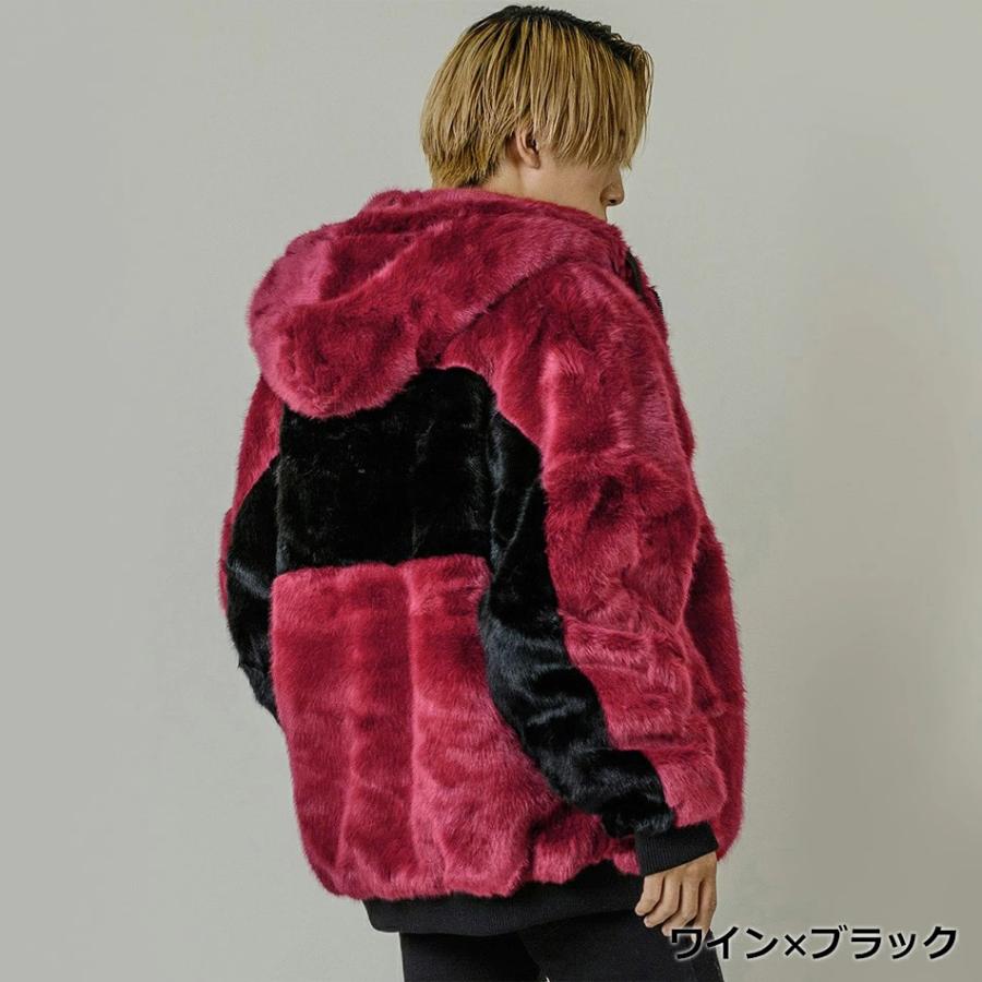 ファー ジップ パーカー リバーシブル ジャケット 韓国 nr7530 ファー ジップ パーカー リバーシブル 韓国 ジャケット hr7530