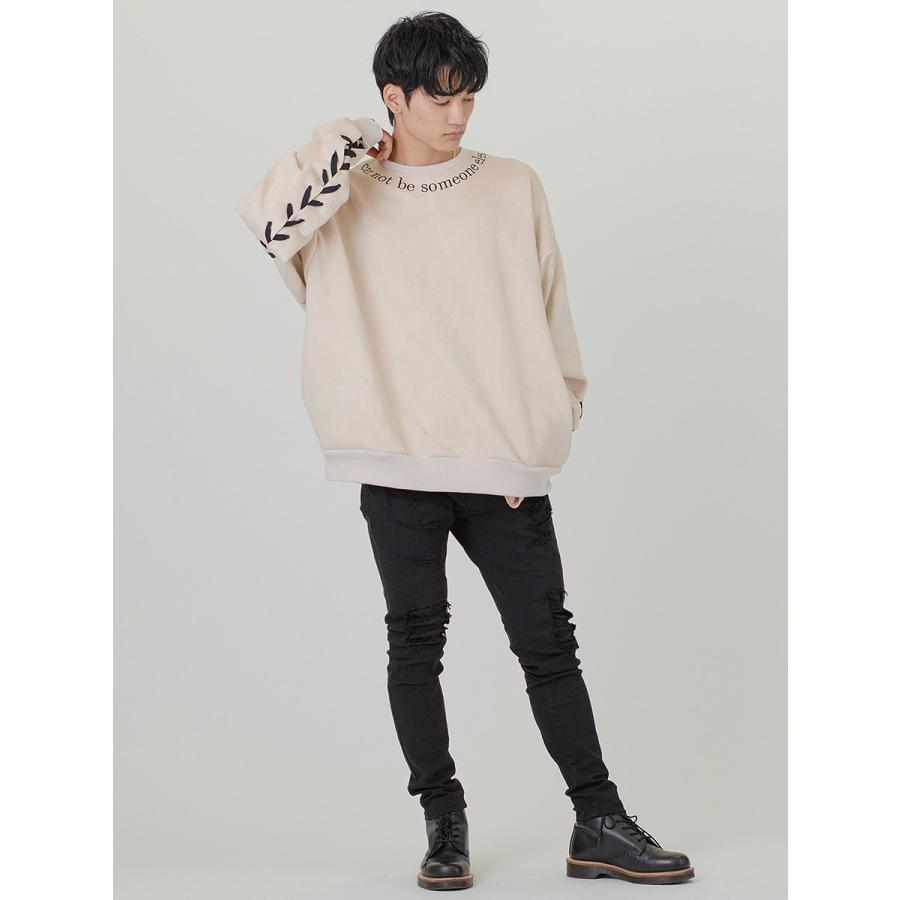 ジーンズ メンズ スキニー S M L 29 30 31 黒 ブラック ストレッチ ダメージ ライン クラッシュ 春夏秋冬 RE730 セブンサーティー 85155 hk エイチケー 92534 | RE730 | 14