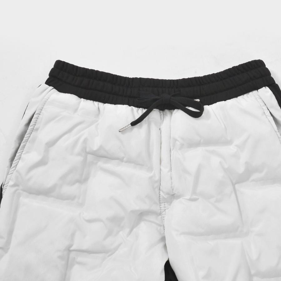 ダウンパンツ メンズ ジョガーパンツ 中綿 秋冬 シームレス 撥水 ストリート アウトドア キャンプ オラオラ系 ホワイト カーキ ブラック 白 黒 M L XL 23505 | EVOLUTION | 16