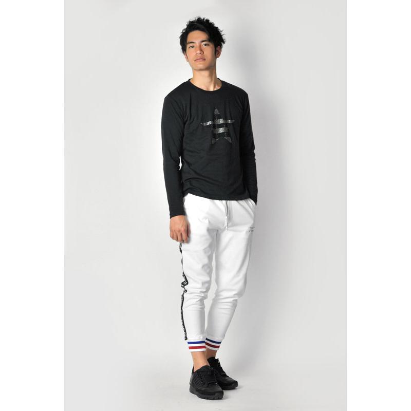 スウェットパンツ ジョガーパンツ メンズ 春夏秋冬 ポンチ スリム ホワイト ブラック 白 黒 M L Xl 30 31 32 サイドライン ロゴ Hk エイチケー Evolution Ev メンズジャケット バッグ 鞄 のhk 通販 Yahoo ショッピング