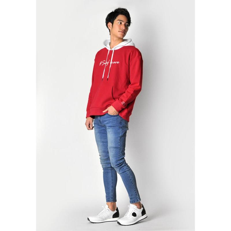 ビッグシルエットパーカー メンズ プルオーバー 大きいサイズ ポンチ 春秋冬 ホワイト レッド ブラック 白 赤 黒 刺繍 M L Xl Ll 2l Evolution Ev メンズジャケット バッグ 鞄 のhk 通販 Yahoo ショッピング