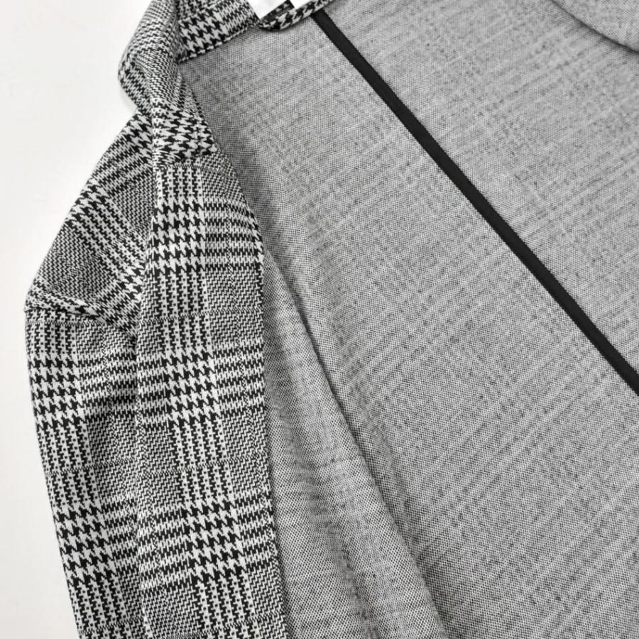 ジャケット メンズ 春秋冬 テーラードジャケット セットアップ(別売) 総柄 紺 ネイビー グレー ストライプ グレンチェック 迷彩 M L XL evolution | EVOLUTION | 17