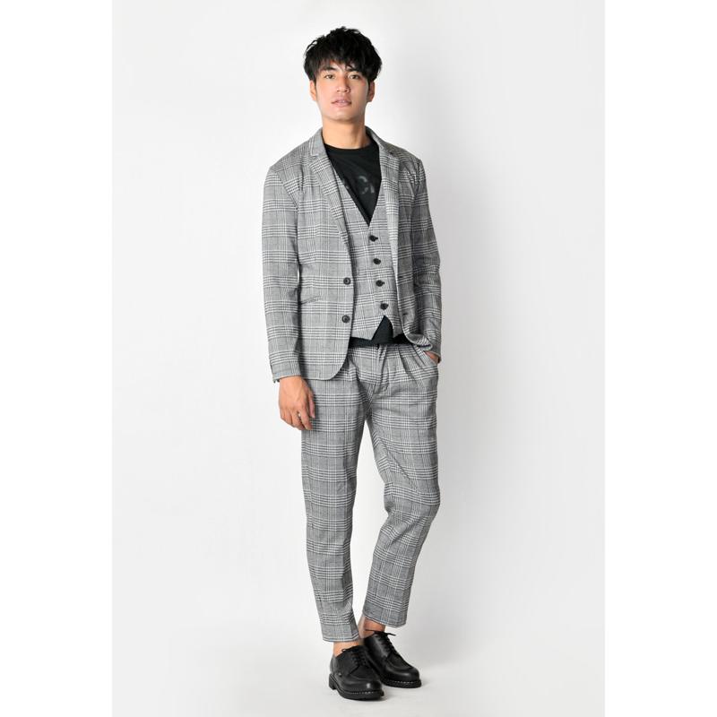 ぐあ　3点セットメンズビギ　ジャケット　グレー ストライプ ジャケット商品一覧｜メンズファッション通販 MEN'S BIGI ONLINE