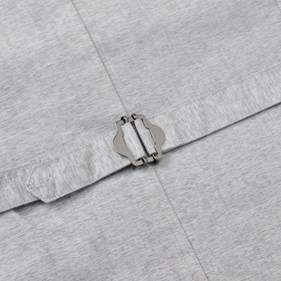 ベスト メンズ ジレ 春夏秋 綿麻 リネン 韓国系 韓国ファッション ベージュ ネイビー ストライプ 麻 M L XL LL 2L | EVOLUTION | 12