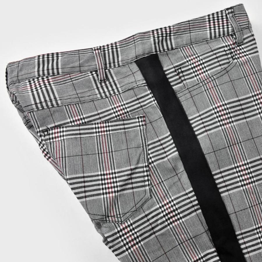 グレンチェックパンツ メンズ アンクルパンツ スリム ストレッチ 春夏秋冬 韓国ファッション サイドライン チェック柄 M L Xl 30 31 32 Ev014 メンズジャケット バッグ 鞄 のhk 通販 Yahoo ショッピング