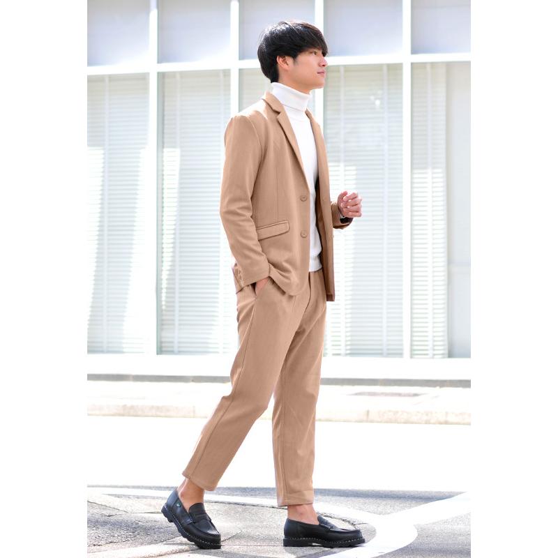 ジャケット メンズ セットアップ テーラード スエード ストレッチ 春秋冬 暖かい カジュアル ベージュ ブラック 黒 M L Xl Ll 2l エボリューション Evolution Ev メンズジャケット バッグ 鞄 のhk 通販 Yahoo ショッピング