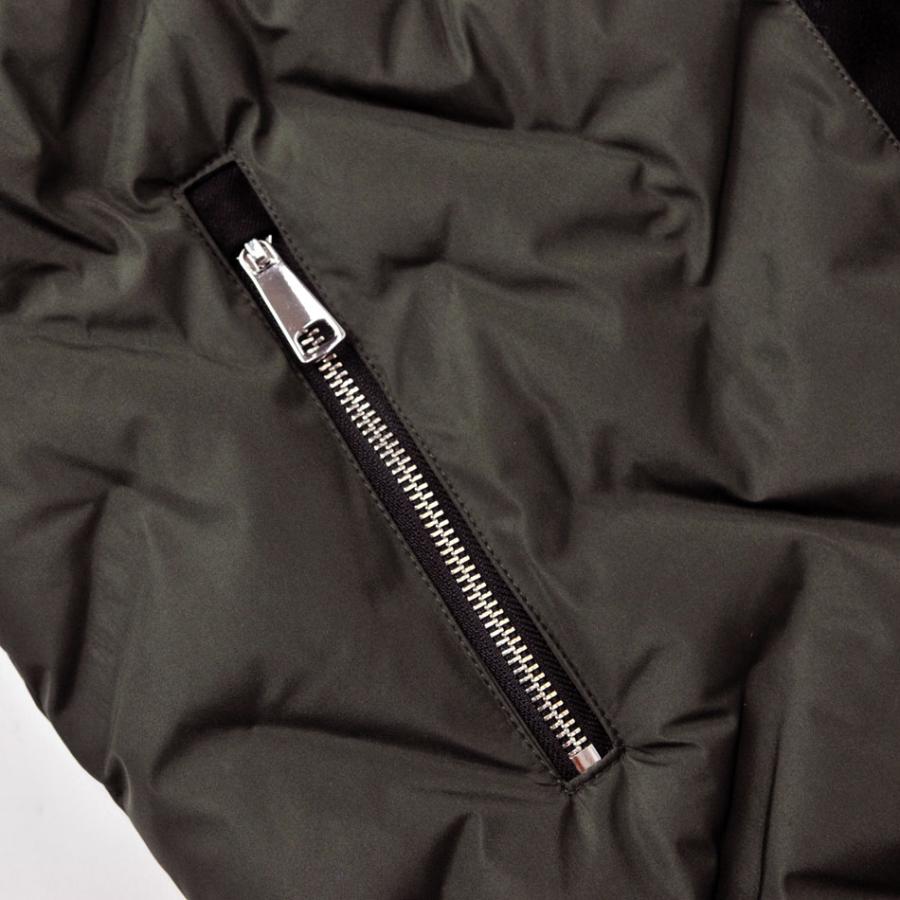 ダウンジャケット メンズ 中綿ダウンジャケット シームレス 撥水加工 防寒 暖かい ミリタリージャケット モード アウトドア 黒 カーキ ブラック M L XL 11500 | EVOLUTION | 13