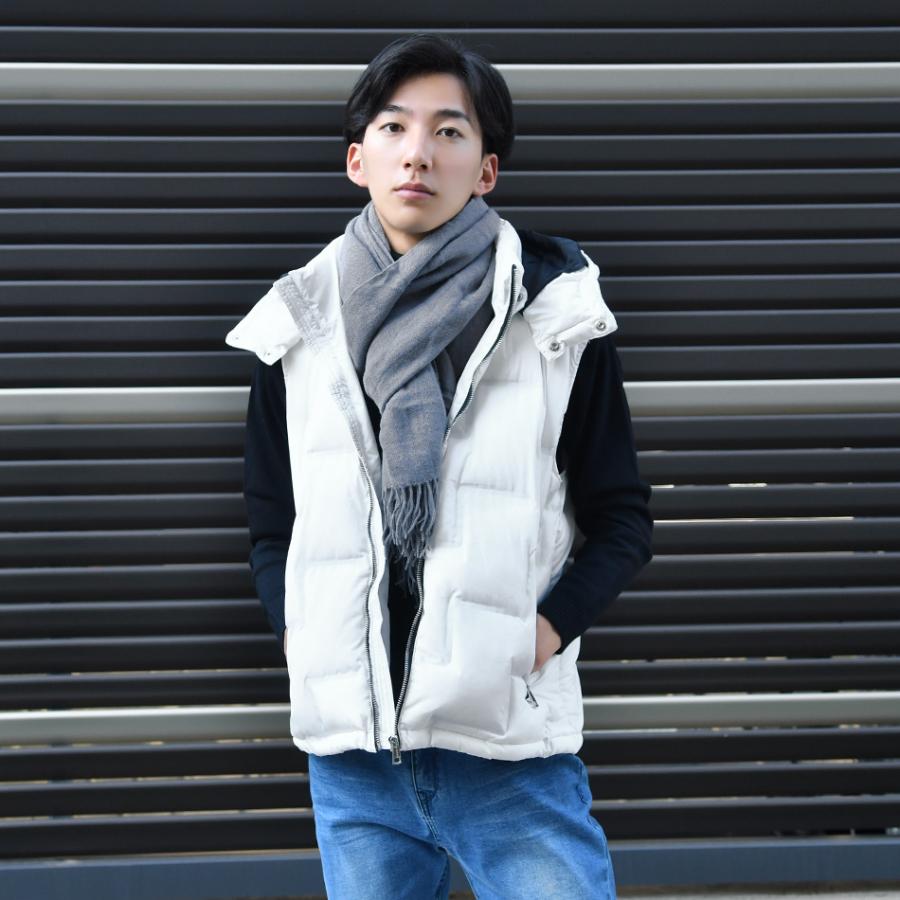 マフラー メンズ レディース ユニセックス ソフト 柔らかい 暖かい 無地 ストライプ フリンジ グレー ブラウン ブラック ギフト 誕生日プレゼント クリスマス |  | 07